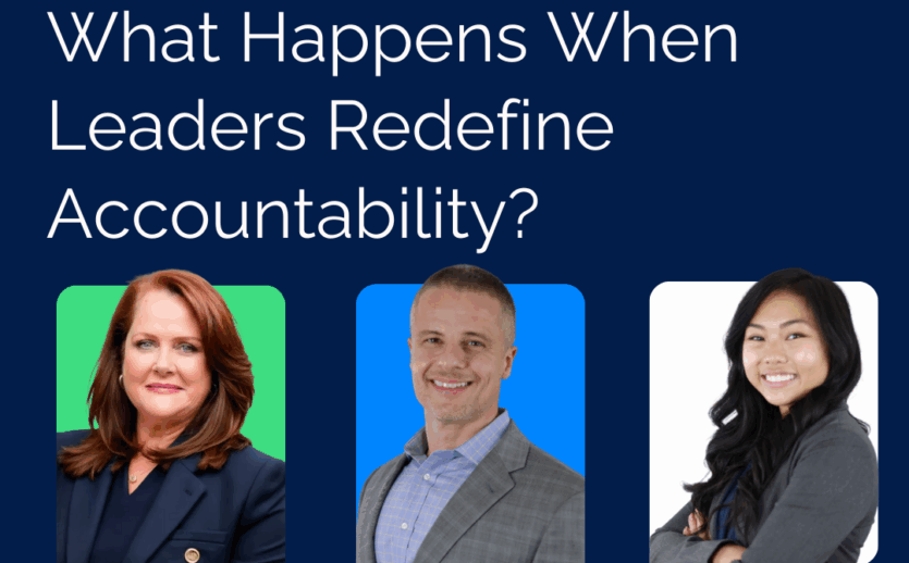 What Happens when leaders redefine accountability